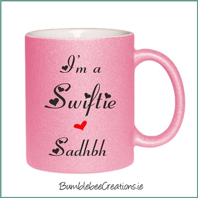 Taylor Swift Mug : Light Pink Swiftie B